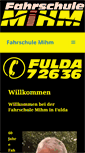 Mobile Screenshot of fahrschule-mihm.de
